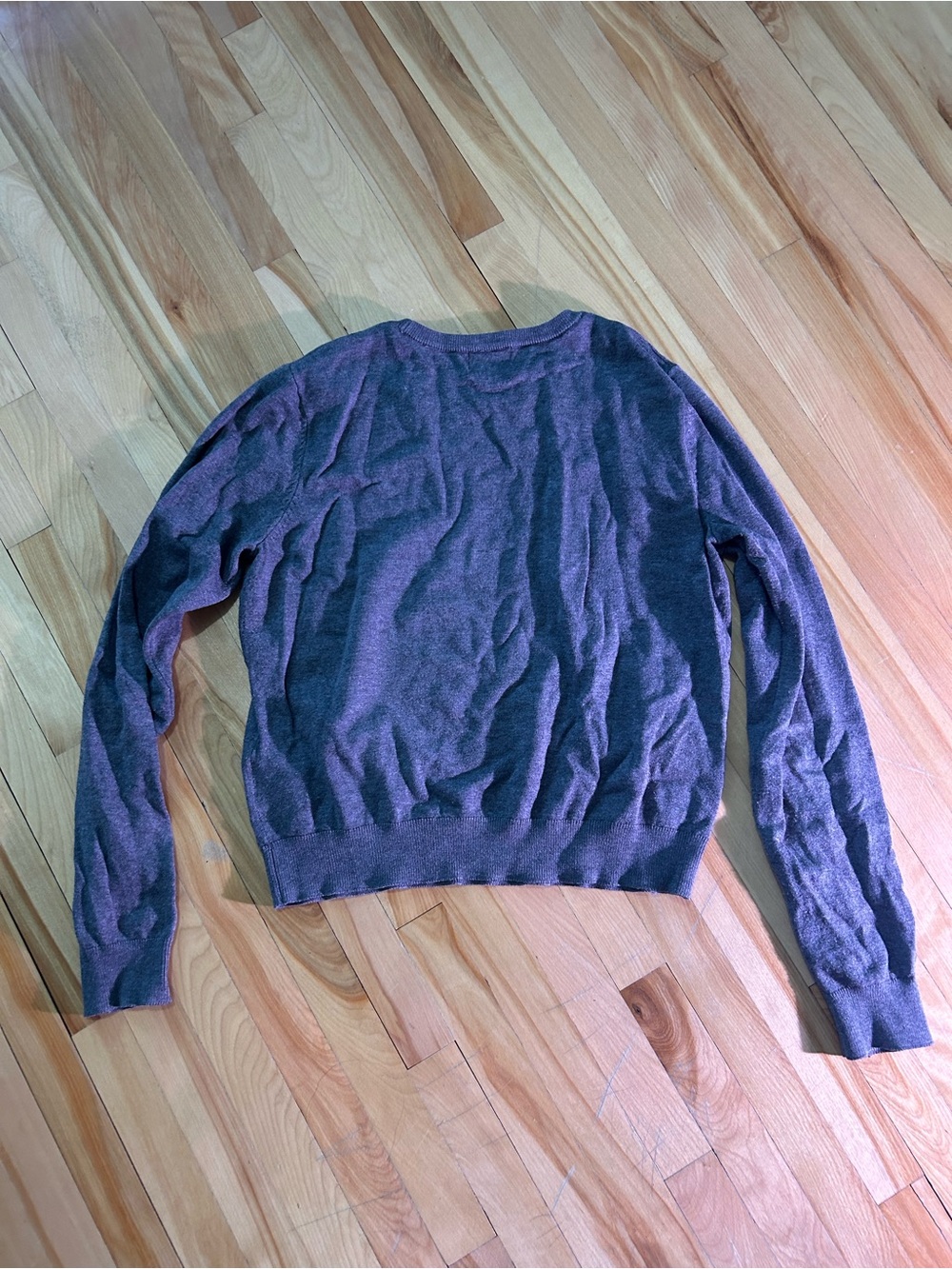 H&M Crewneck Sweater in Heather Plum